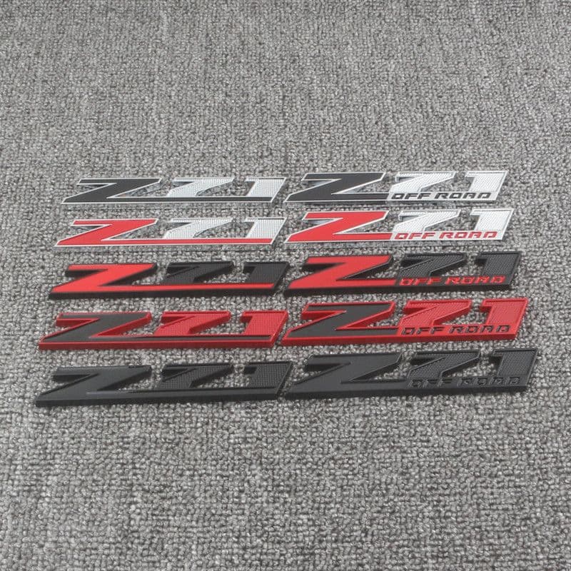 Z71 Emblem for Chevrolet, Personalized Metal Car Decoration Sticker, Custom Rear Badge, Grille Badge