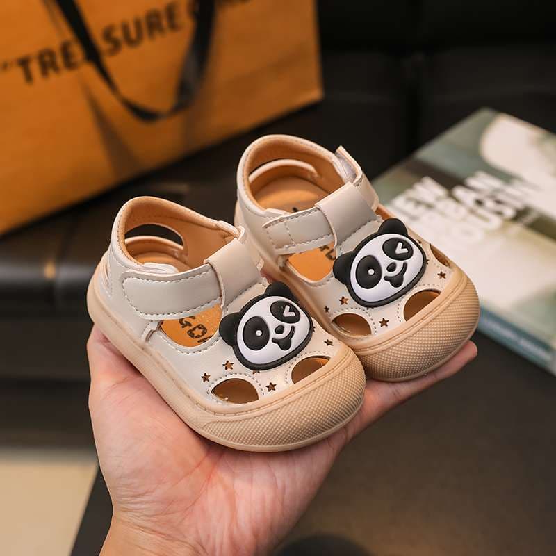 Summer Baby Sandals 6-12 Months, Soft Sole Non-Slip Walking Shoes, Breathable Mesh Baby Shoes
