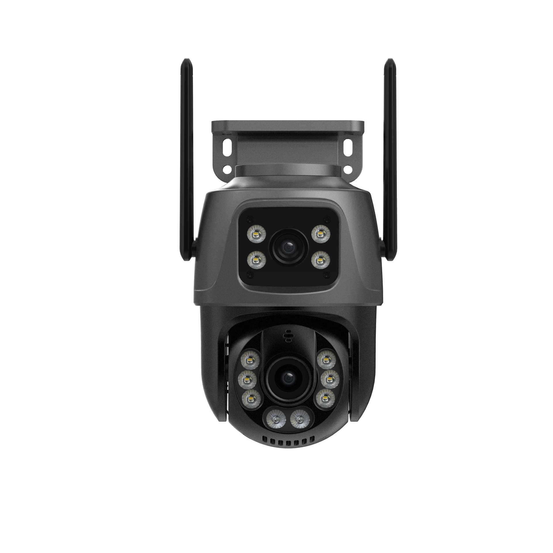 icsee gun ball binocular wireless wifi ball machine 6MP full color outdoor waterproof camera 8MP gray and black appearance handheld
