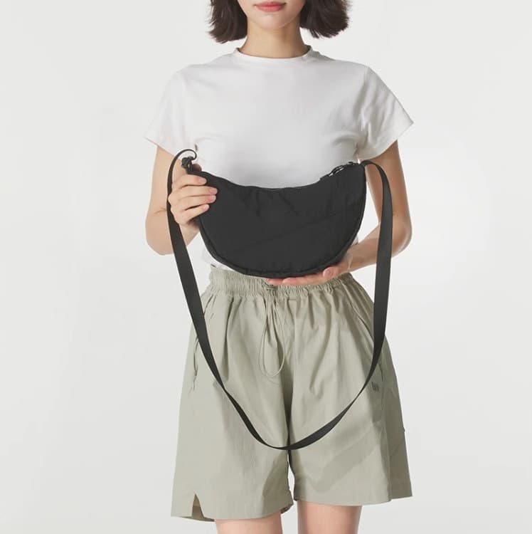 New Cross-Border Style Casual Shoulder Bag Sling Bag Sports Dumpling Bag Women's Large Capacity Daily Commuter Bag
