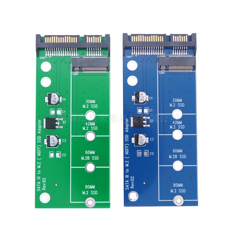 M.2 NGFF SSD to SATA3 Adapter, M.2 to SATA Serial Adapter Board Expansion Card