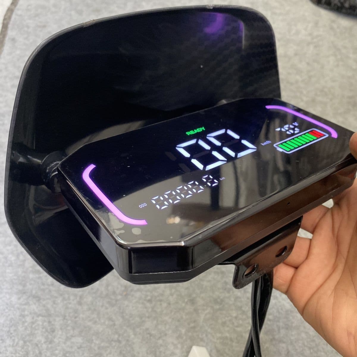 System-free Large Screen RX Instrument Modification Gauge 48V System-free Compatible 60/72V Electric Vehicle Instrument