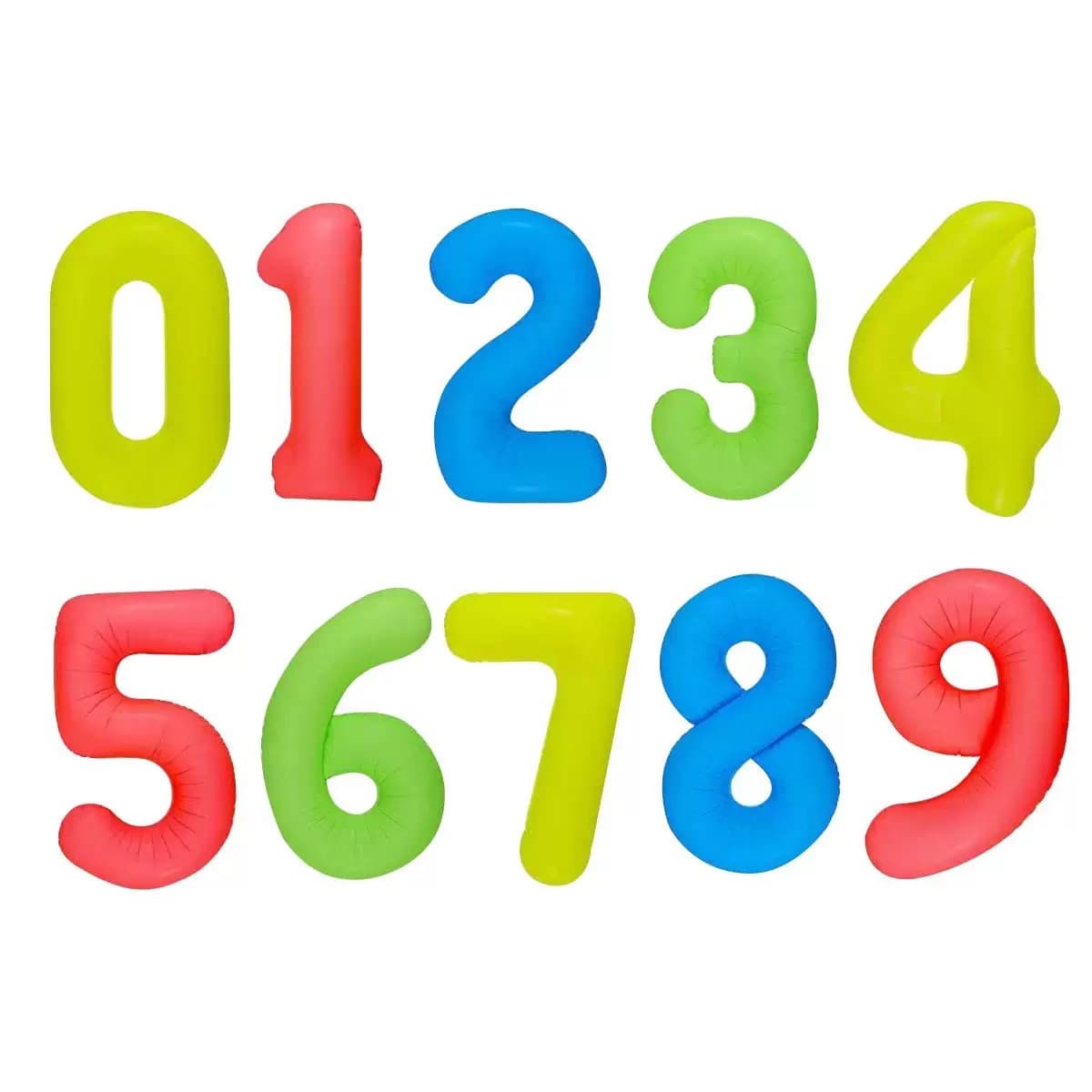 Cross-border new 40-inch fluorescent large number foil balloons for decorative ceremonies and party atmospheres
