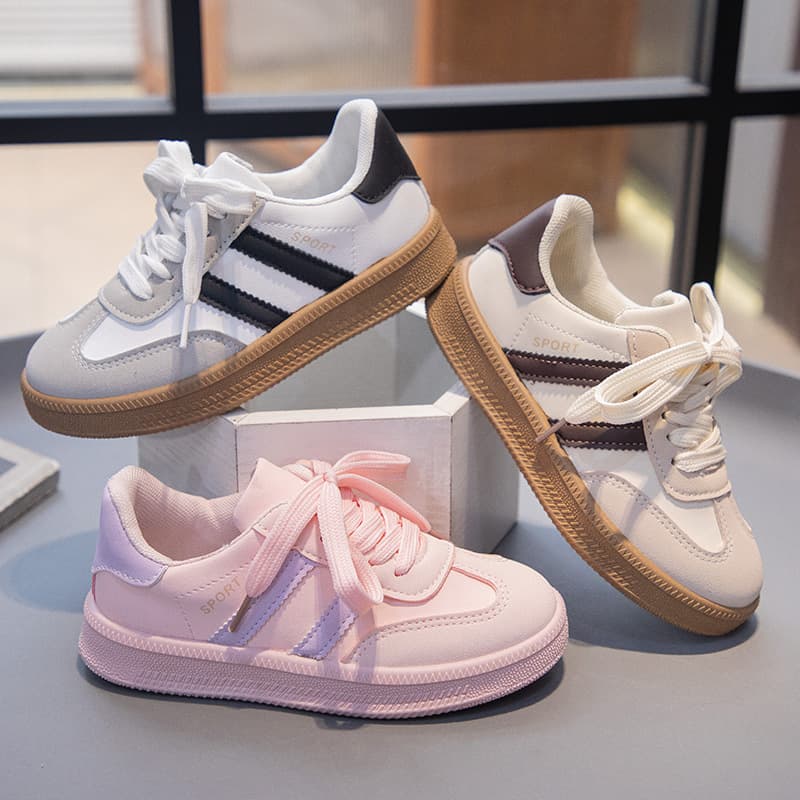 Children's Low-Top Board Shoes, German Training Shoes for Boys and Girls, Spring 2026 New Casual Shoes, Soft Sole Student Running Shoes