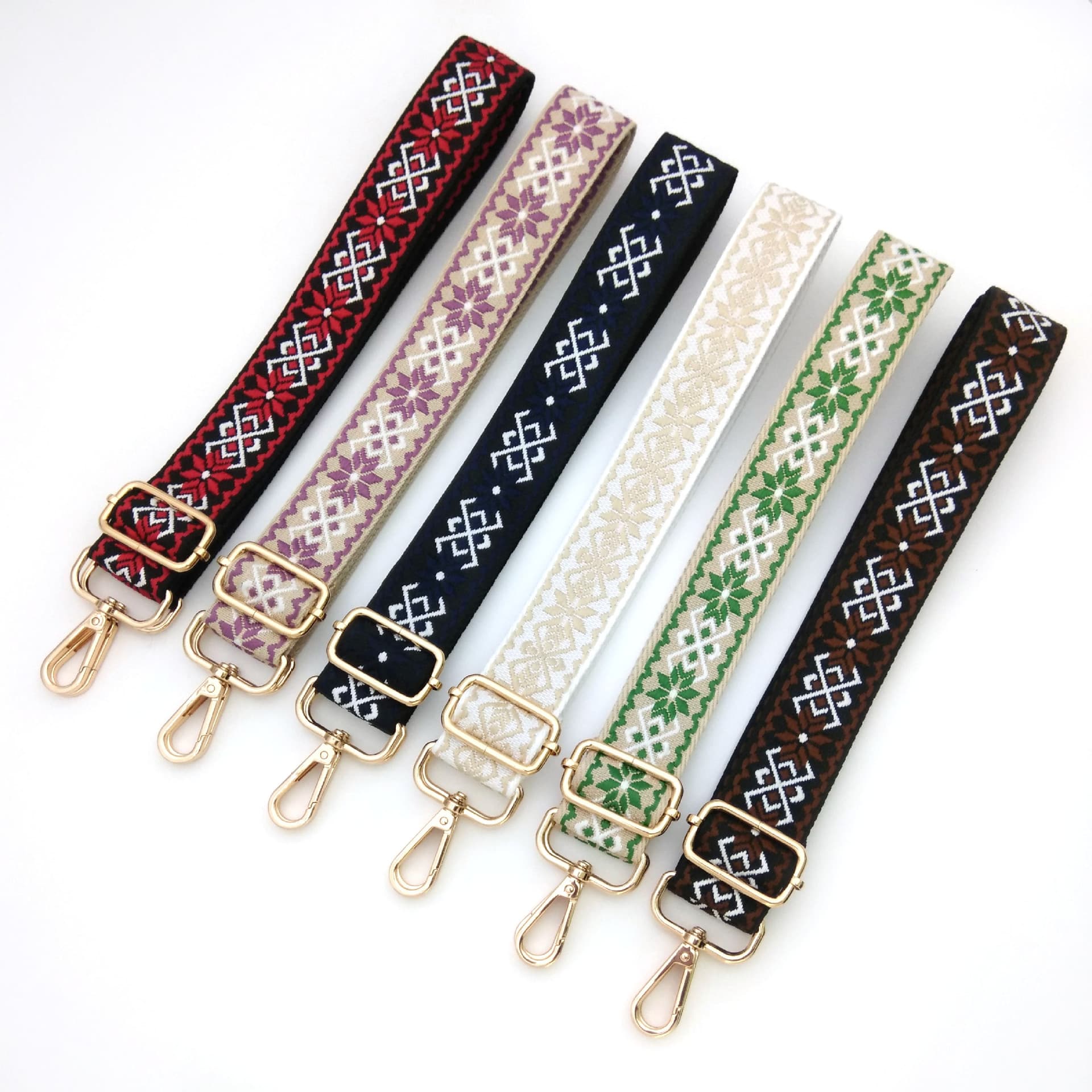 Cross-border New Ice Flower Bag Strap Decorative Accessory Adjustable Shoulder Crossbody Phone Replacement Strap Backpack Belt