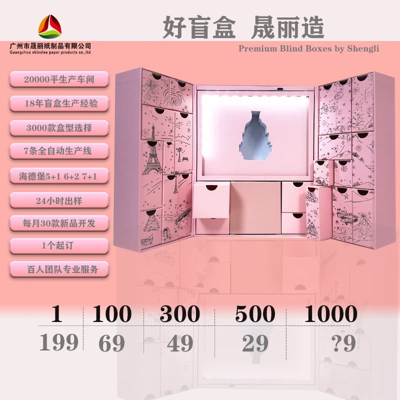 2026 New Cosmetic Calendar Blind Box, Amazon TikTok Xiaohongshu Hot Product, Exquisite Gift Box