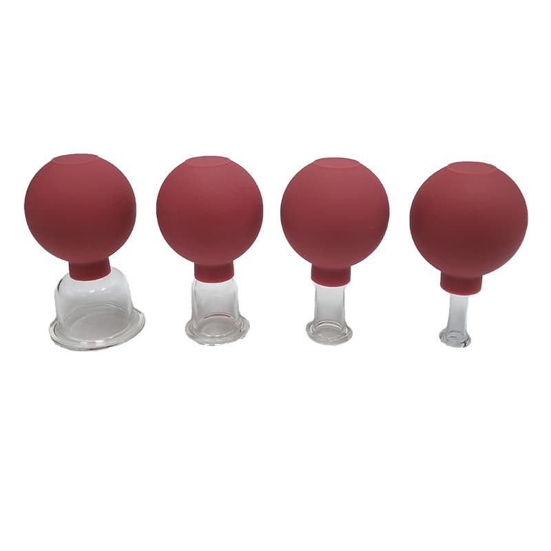 4-Piece Cupping Set, Vacuum Cupping, Home Use Vacuum Cupping, Sliding Cupping, Vacuum Ball, Silicone Rubber Factory