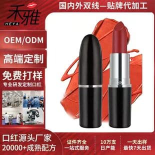 Lipstick OEM Manufacturing Autumn/Winter Matte Lip Gloss Custom Lipstick Nude Series Natural Look Brightening Long-Lasting Non-Stick Cup Private Label