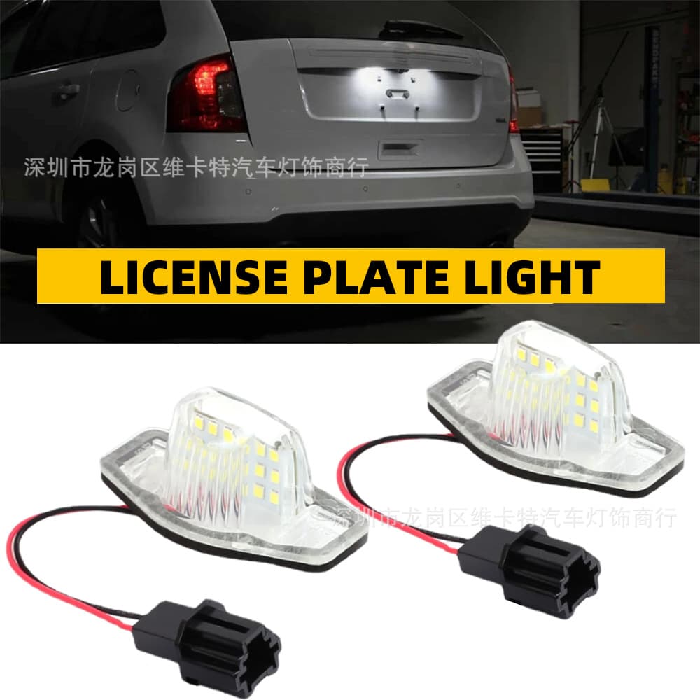 Suitable for Honda Honda LED license plate light Fit Odyssey CRV FRV Jazz license plate light modification