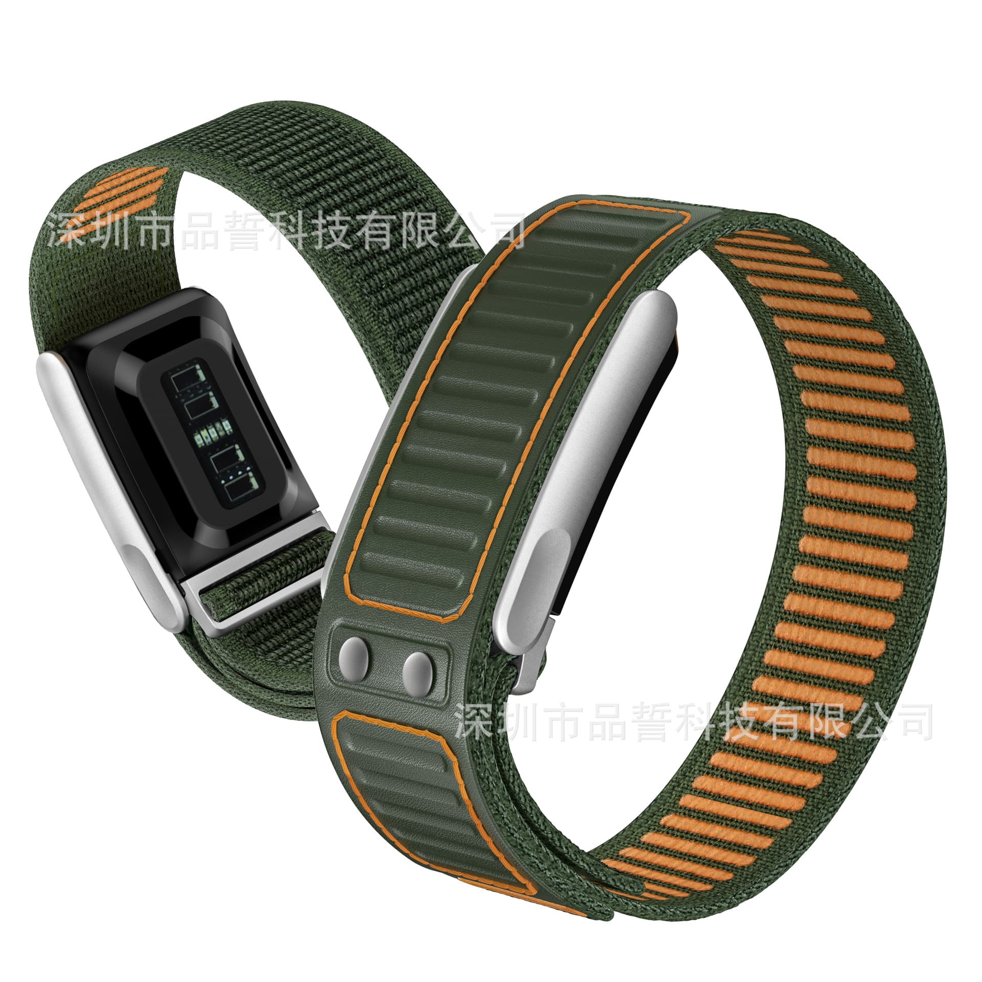 Suitable for whoop5.0 bracelet leader nylon two-color loop watch strap whoop5.0MG Velcro wristband