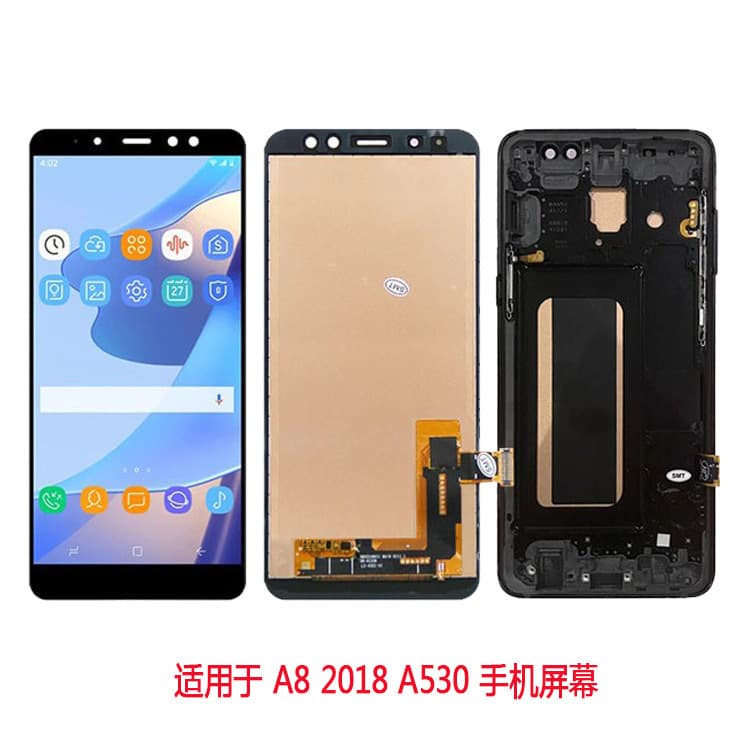 Samsung A8 2018 Screen Assembly A530 LCD Inner and Outer Integrated Display Screen Assembly for Electronic Devices