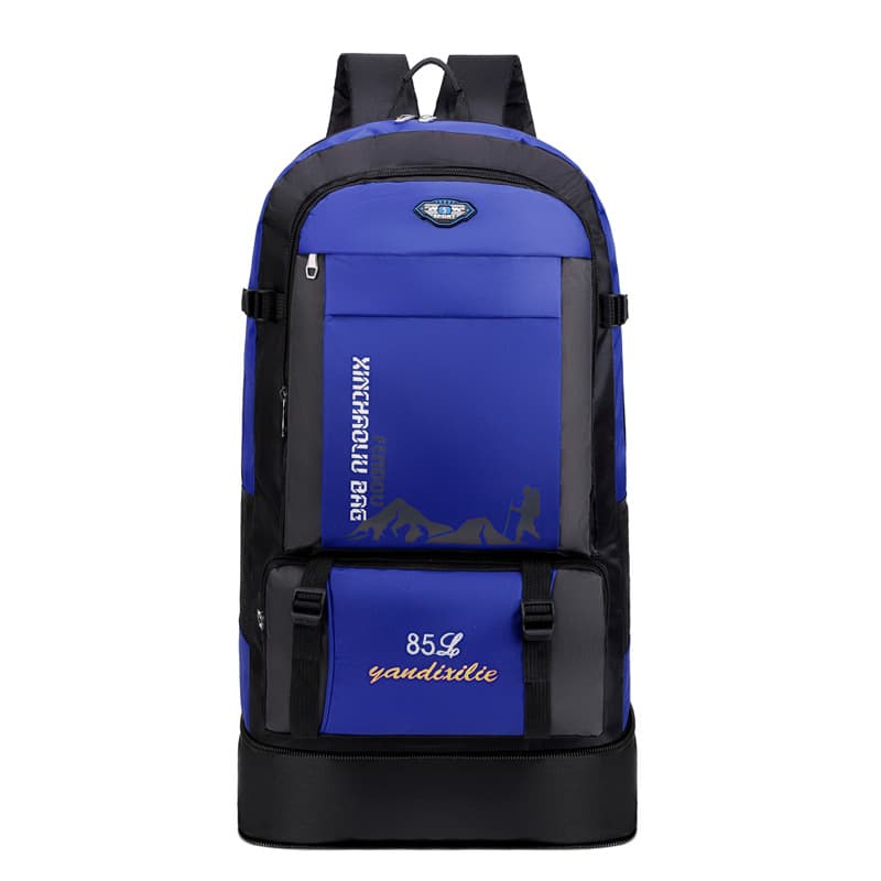 Cross-border Supply Extra Large Capacity 85L Travel Backpack Men Waterproof Outdoor Hiking Bag Casual Luggage Bag Wholesale