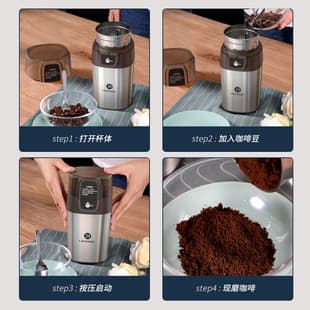 Liren MFJ-W317 Grinder Coffee Bean Grinder Food Processor for Grains and Spices