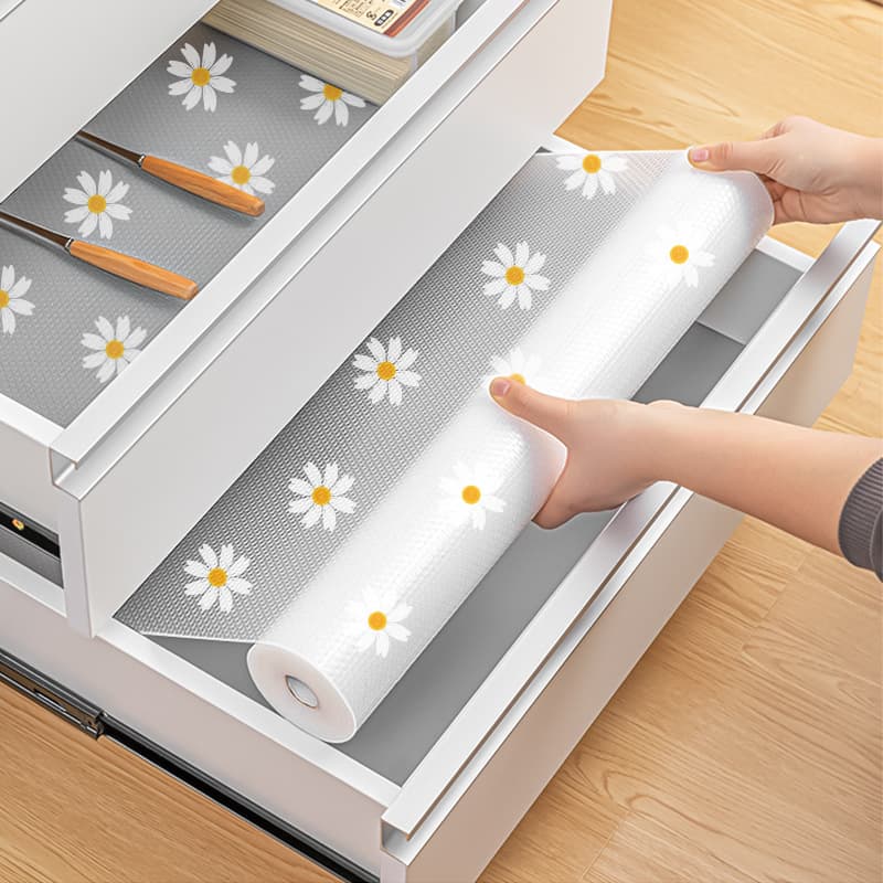 Drawer pad paper wardrobe kitchen cabinet waterproof oil-proof dustproof non-stick thickened cabinet shoe cabinet household moisture-proof mat