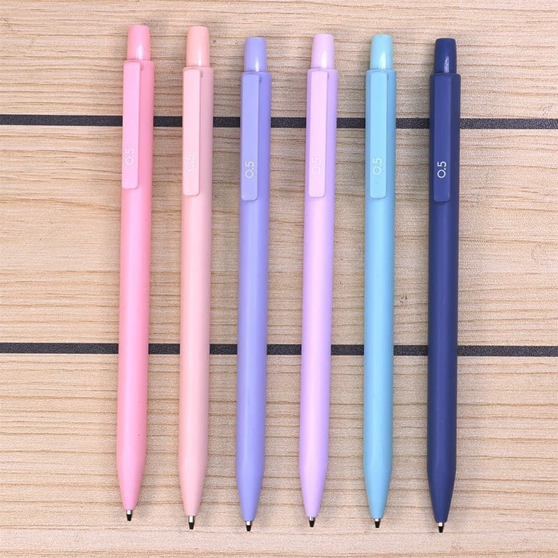 Tianzhuo 01688 Morandi color mechanical pencil triangular pole color pen holder simple creative stationery automatic pencil