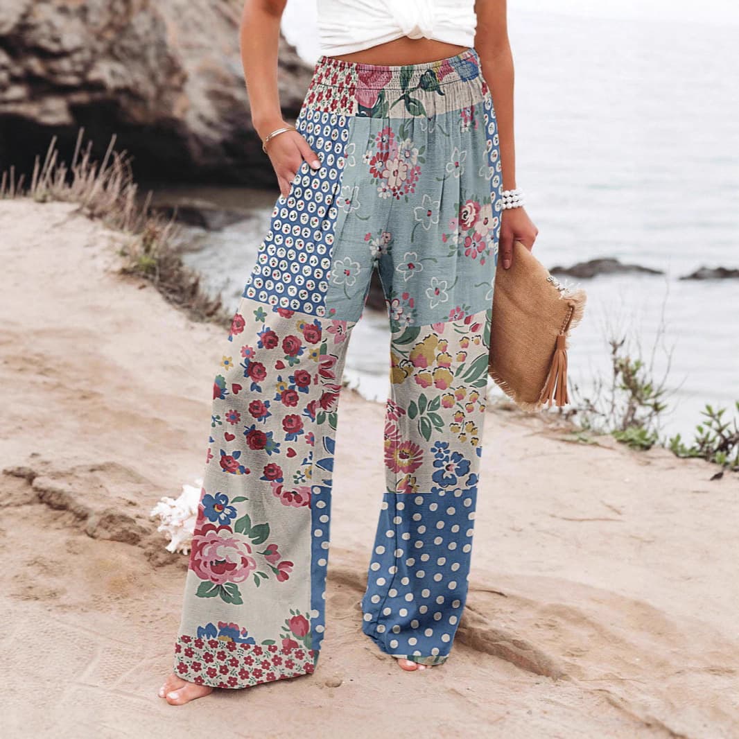 Street Style Plus Size Casual Pants Wide Leg Trousers Summer New Arrival for Trendsetters Independent Cross-Border Station