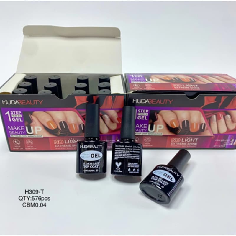 HUDA Beauty Nail Gel Polish Glue Nail Polish Set for Salon Use