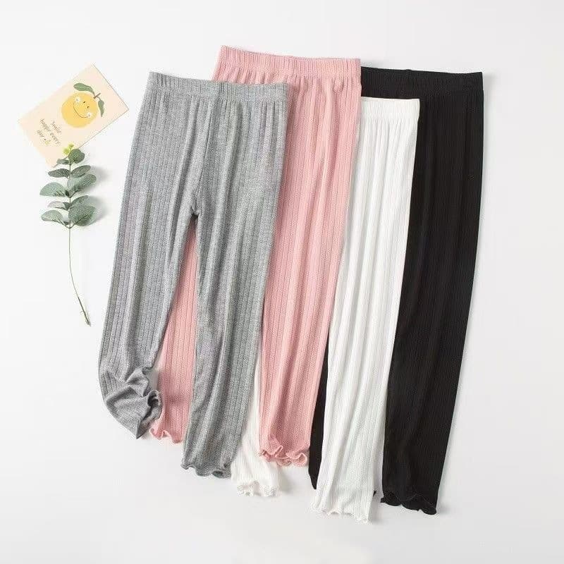 Summer Thin Baby Girl Capri Leggings, Toddler Girls' Cropped Pants, Children's Bottoms Wholesale