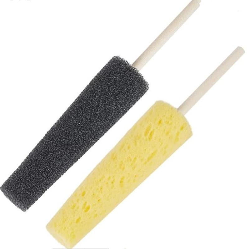 In-Stock Ceramic Bathroom Wet Body Hole Burr Trimming Sponge Stick, Artist Clay and Pottery Sculpture Sponge