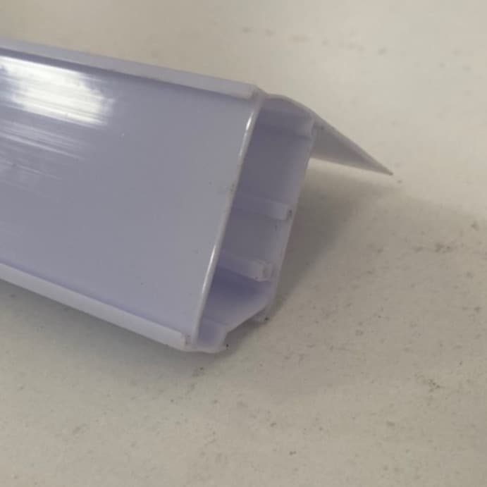 Direct-facing dual LED light trough strip, advertising strip, shelf lighting strip, translucent advertising strip for milk powder.