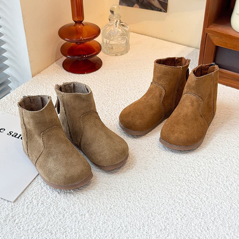 Children's Single Boots 2025 Autumn Winter New Korean Style Kids Shoes Girls Soft Sole Short Boots Versatile Baby Birkenstock Boots Export