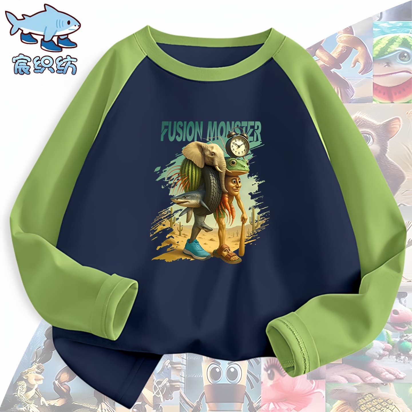 Children's Long-Sleeve T-Shirt for Boys, Spring/Autumn Inner Layer, Cotton Undershirt, Winter Clothing