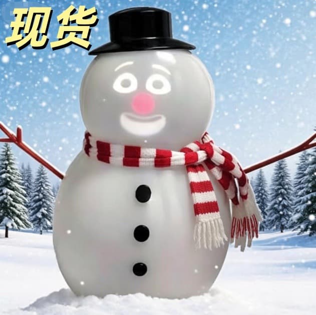 Cross-border Christmas snowman Talking Animated Blink Snowman can sing and blink interactive decoration