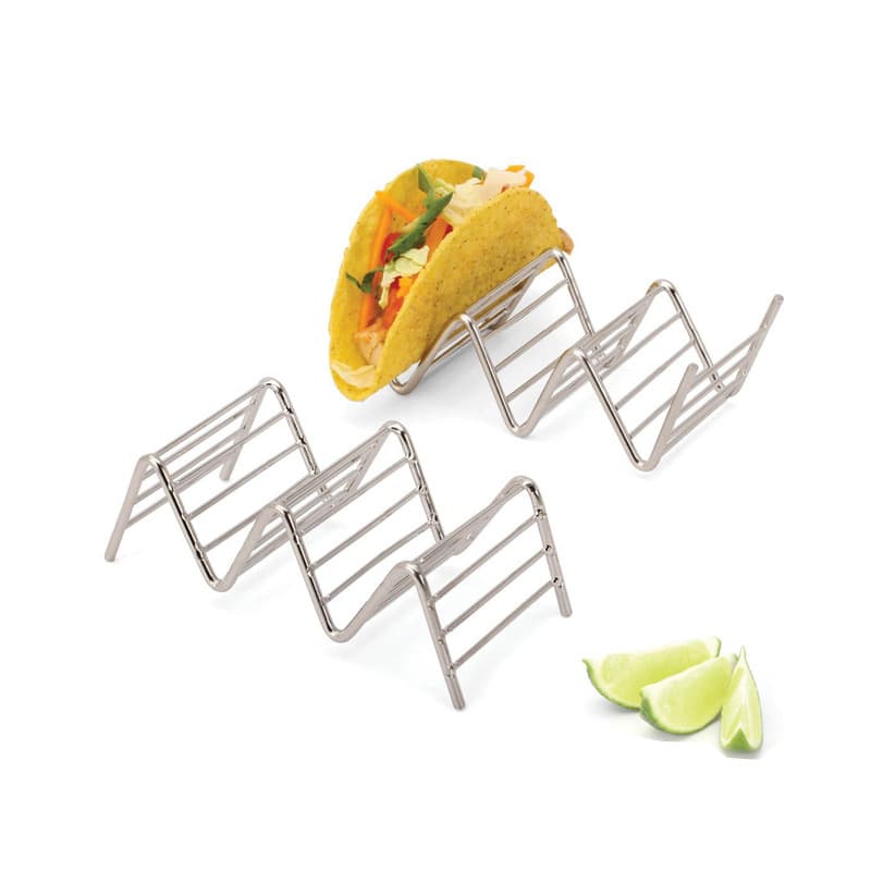 Restaurant stainless steel crepe rack, spring roll rack, Mexican tortilla rack, taco rack, meat roll creative crepe rack