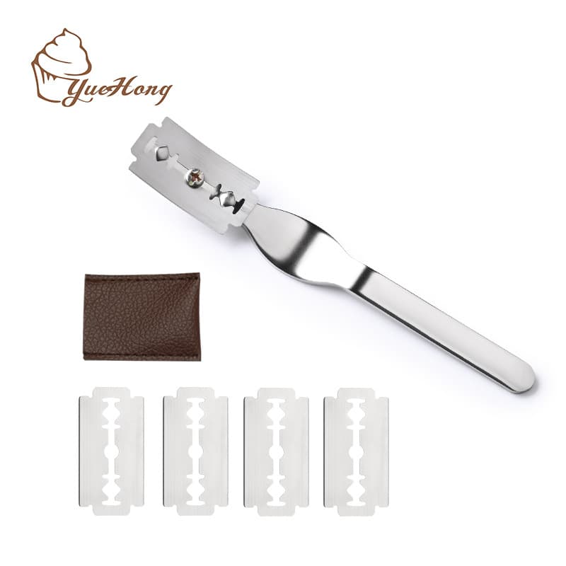 Stainless Steel Handle Lame Bread Shaping Knife European Bread Dough Dividing Knife European Baguette Scoring Knife