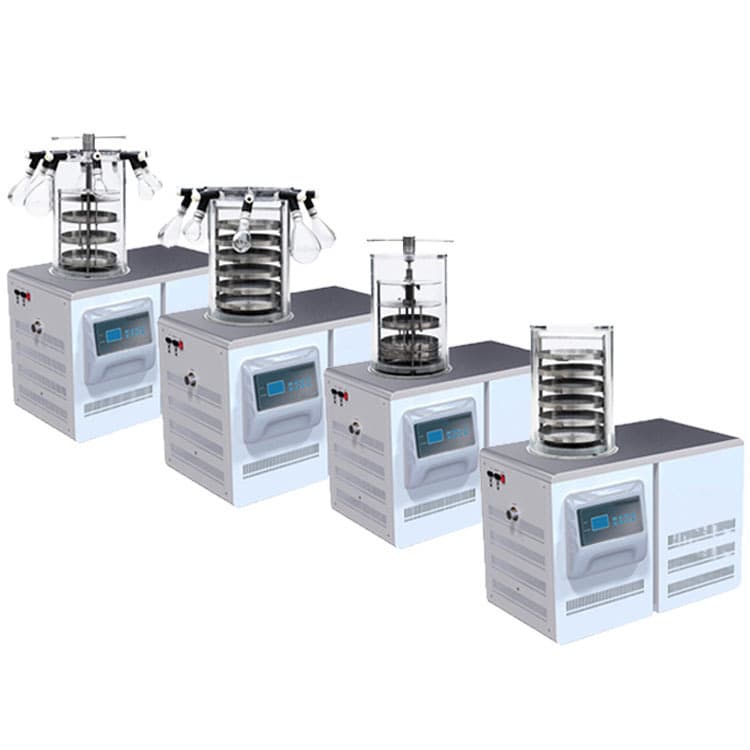Small Freeze Dryer TF-FD-27S Multi-Manifold Standard Type, Food Science Freeze Dryer, Laboratory Equipment