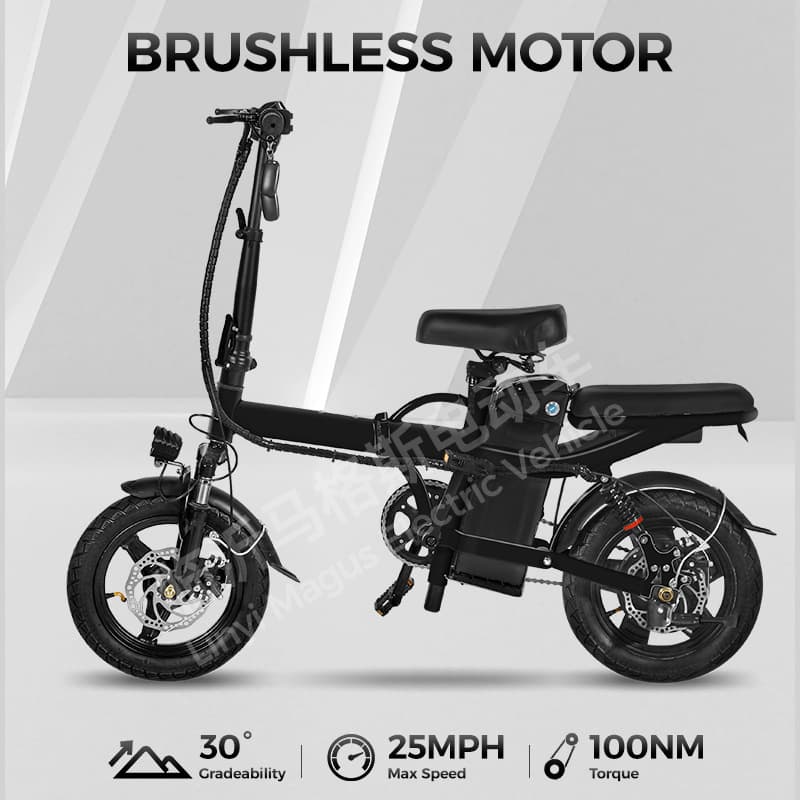 Wholesale Foldable Two-Wheel Electric Bike Commuter Fashion Electric Scooter Factory Direct High Range E-Bike