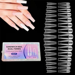 Rocket Sandwich Nail Mold Trapezoid Quick Extension Mold No Paper Towel Crystal Gel No Construction Mold Cross-border