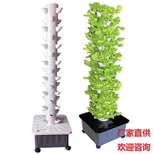 Rufeng Hydroponic Vegetable Grow Tower, Column-Type Soilless Cultivation Rain System