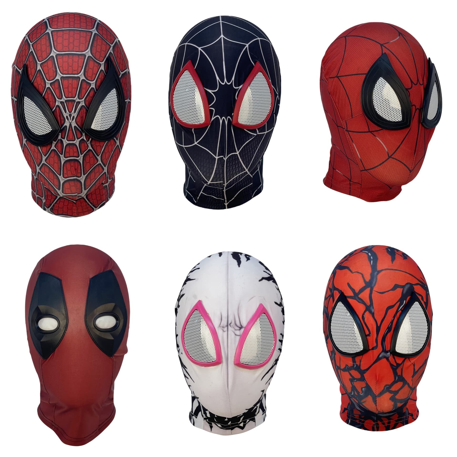 Spider-Man Headgear Halloween Funny Sand Sculpture Mask Full Face Venom Mask for Children and Adults