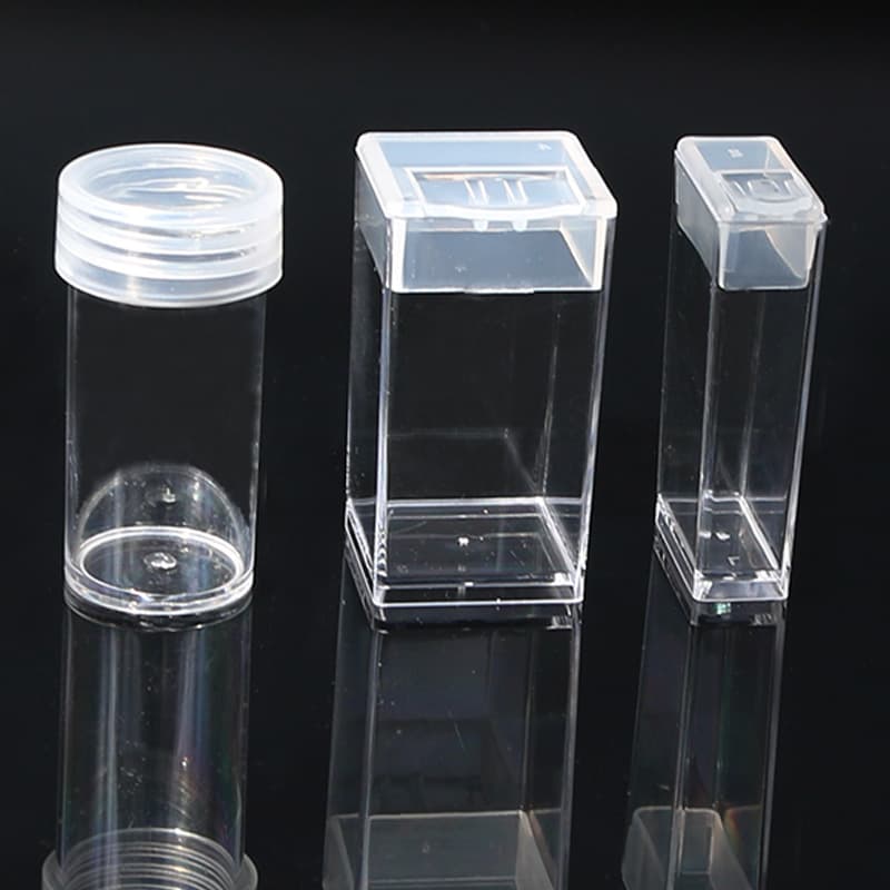 Diamond Painting Large Square Bottle Storage Box, Bead Box Diamond Storage Box DIY Nail Art Storage Box Acrylic Small Square Box