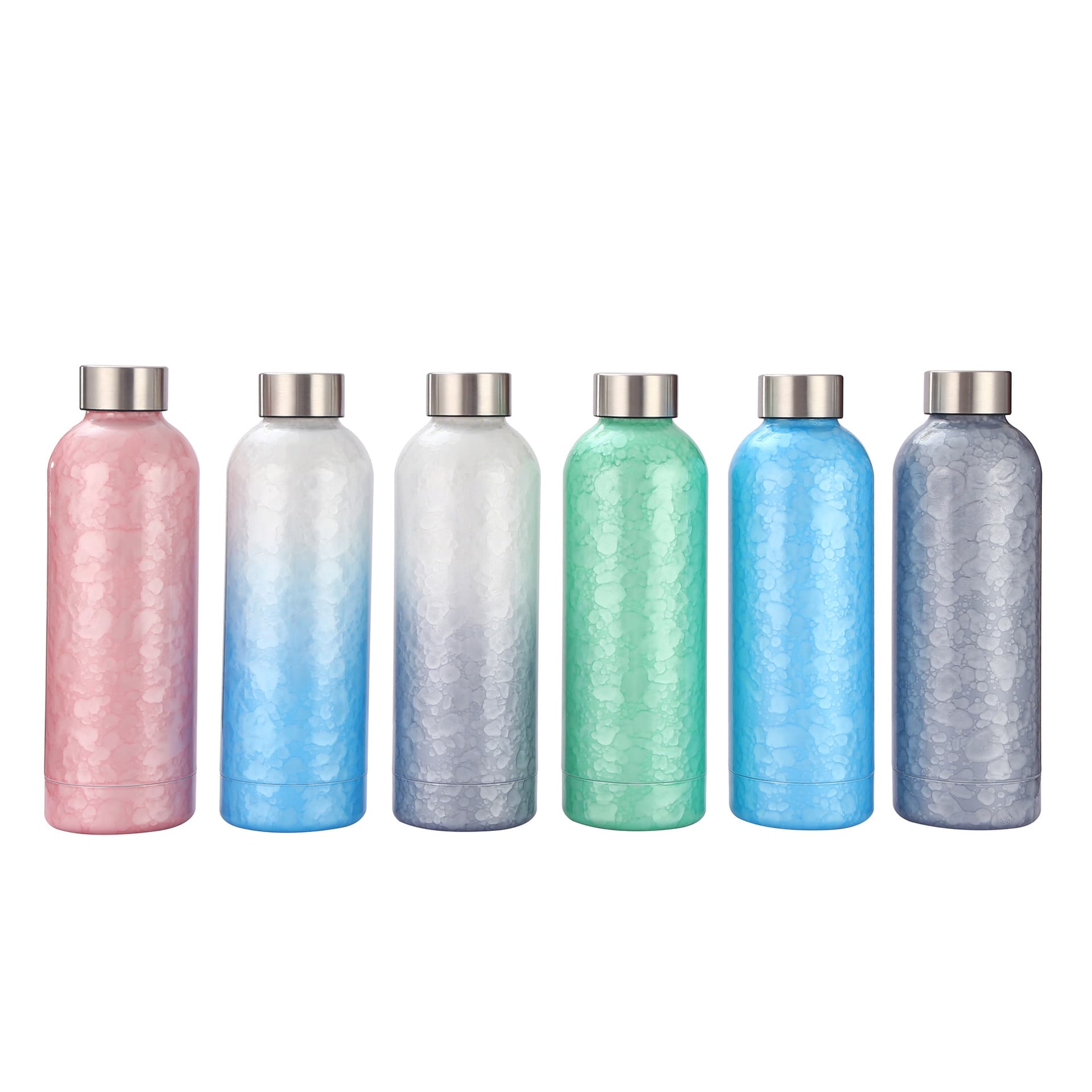 Custom Factory Mist Paint American-Style Narrow-Mouth Bottle 304 Stainless Steel Outdoor Sports Water Bottle Insulated Cup Narrow-Mouth Flask