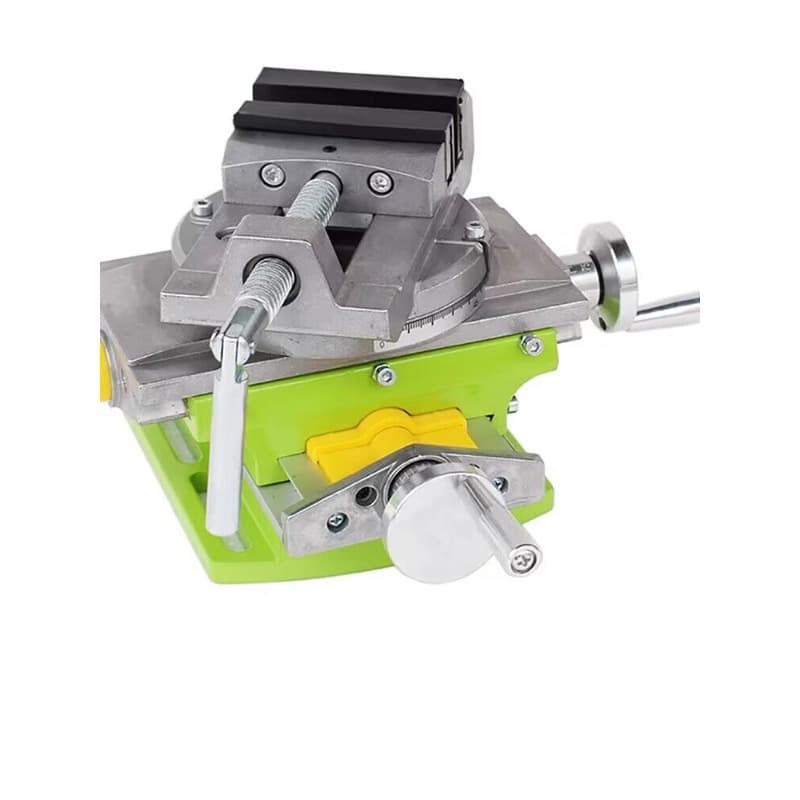 BG-6369 Cross Bench Vise, Multi-functional Worktable Slide Milling Machine, Rotary Vise, Aluminum Alloy