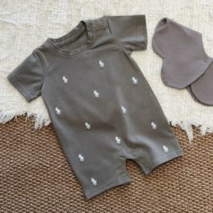 Trendy Baby Summer Romper Infant Clothes Summer Thin Fashionable Cute Baby Short Sleeve Crawling Suit Summer