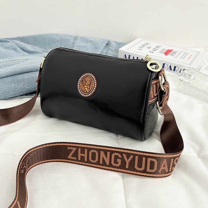 Spring/Summer New PU Floral Print Japanese-Korean Style Trendy Elegant Single-Shoulder Crossbody Casual Women's Bag Factory Wholesale Export