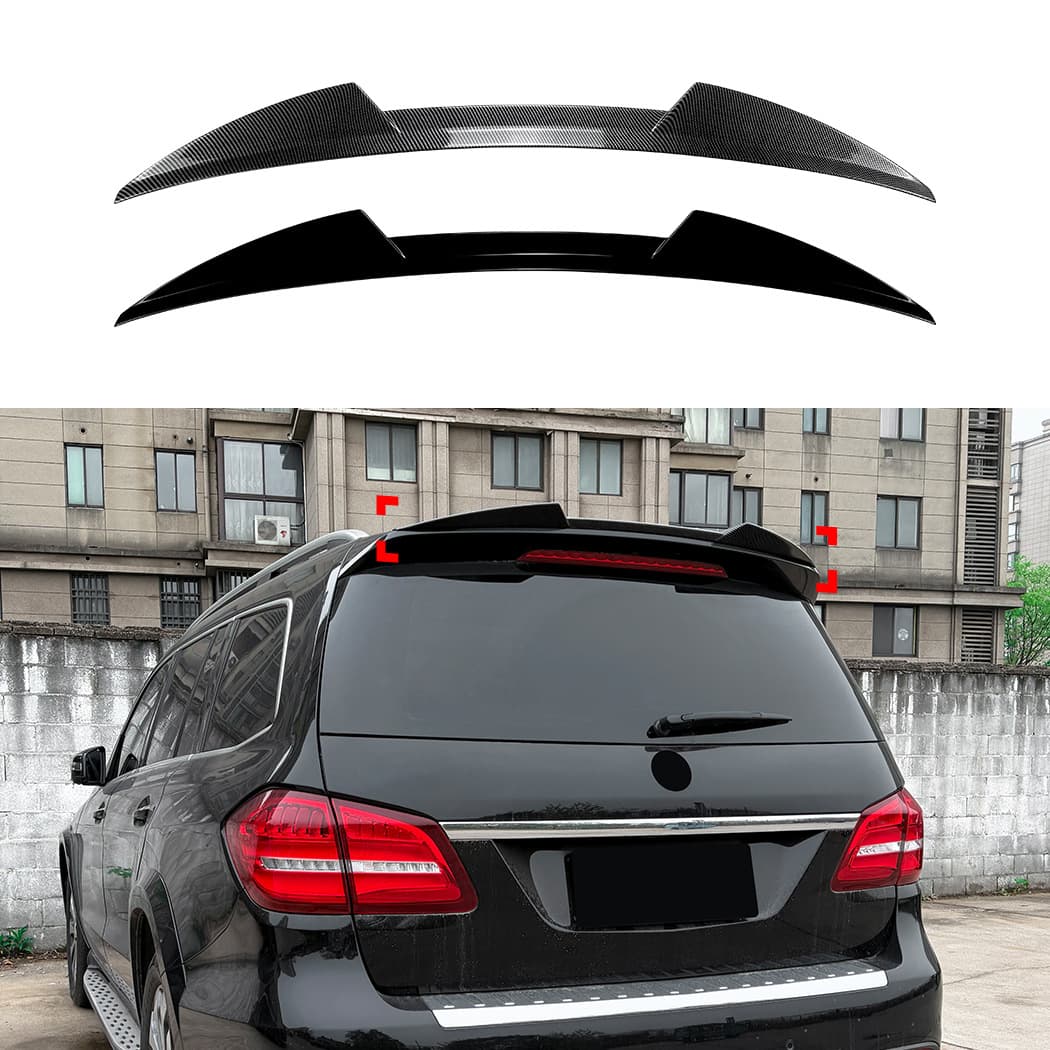 Fit for Mercedes-Benz GL GLS X166 2013-19 Roof Spoiler Tail Wing Spoiler Air Deflector Exterior Cross-border Modification