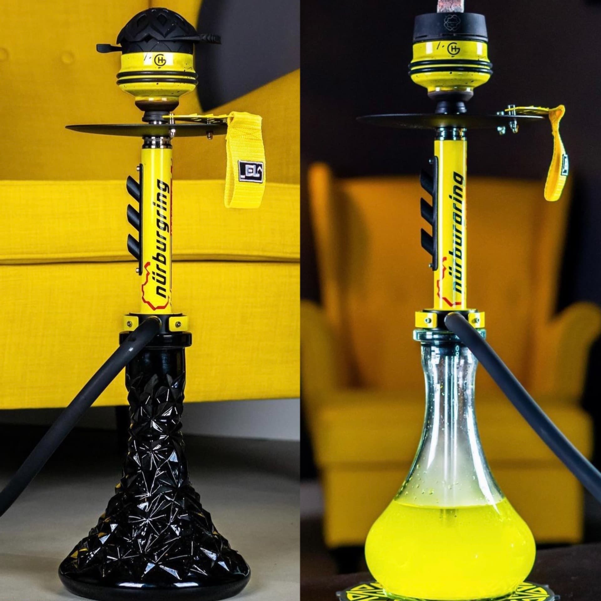 El Bomber hookah gift box hookah cross-border hot selling exhaust pipe hookah shisha hookah