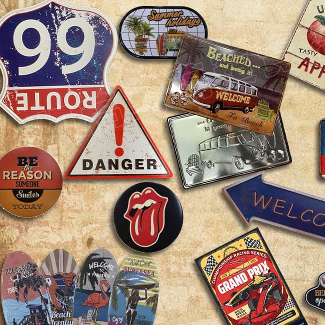 Youcan Wholesale Bar Cafe Metal Decor Plaques Tinplate Art