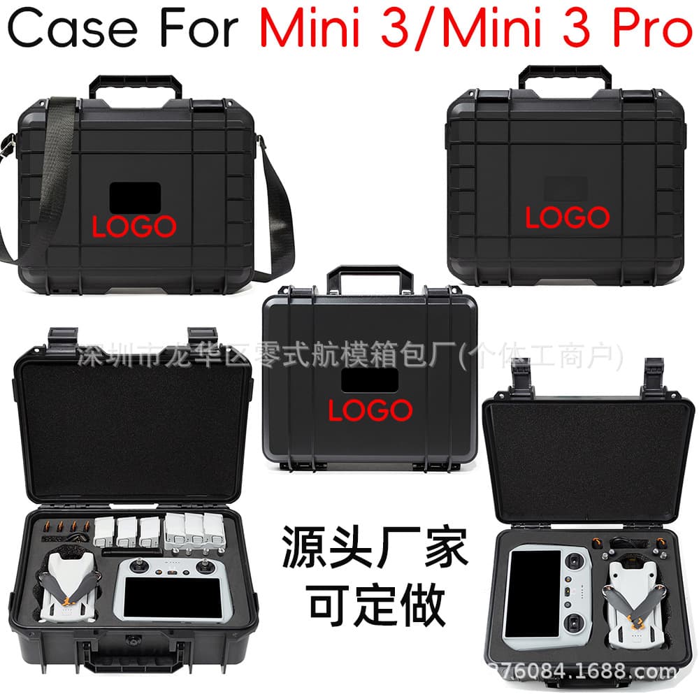 Portable Handheld Storage Box Suitable for DJI Mini 3 Pro Explosion-Proof Case Convenient Carry-On Solution for Drone Users