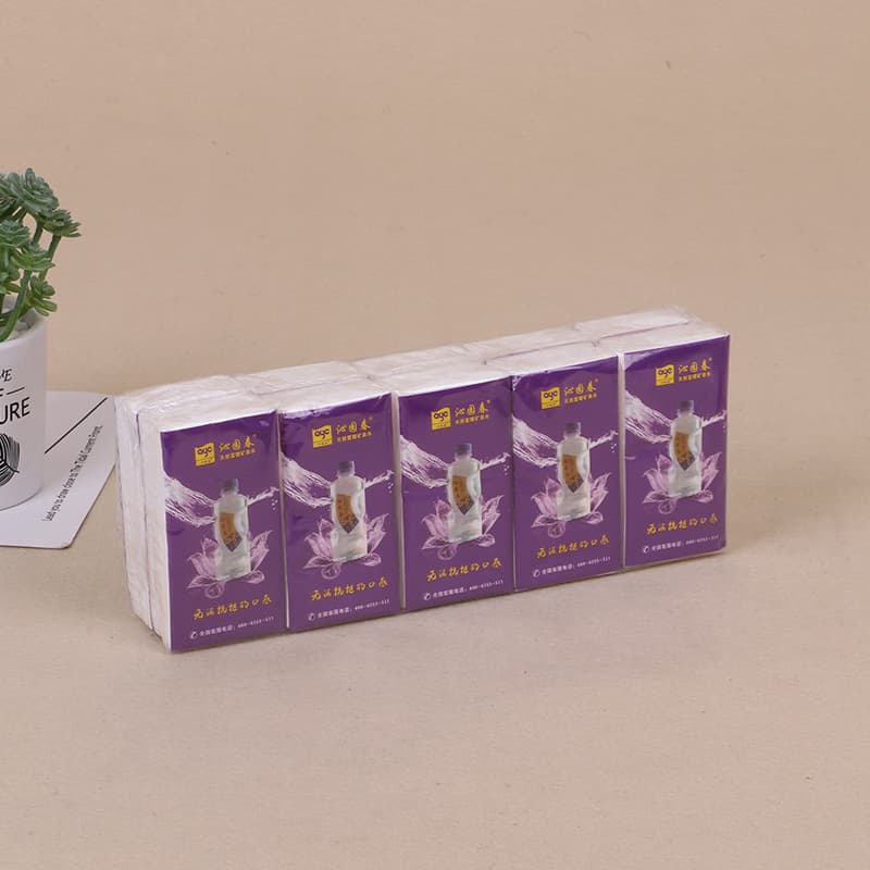 Factory wholesale pocket tissue, 2-ply 3-ply virgin pulp tissue, mini pack small pack promotional tissue
