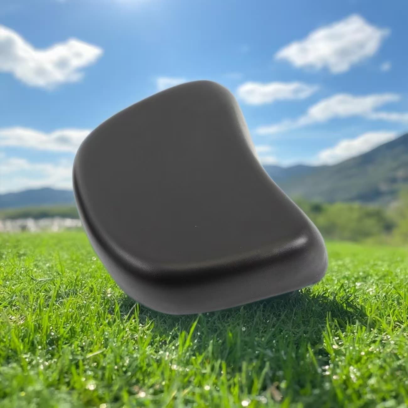 New National Standard Electric Scooter Modification Extended Small Seat Cushion, Black Sponge Pad for Ninebot, Yadea, Aima