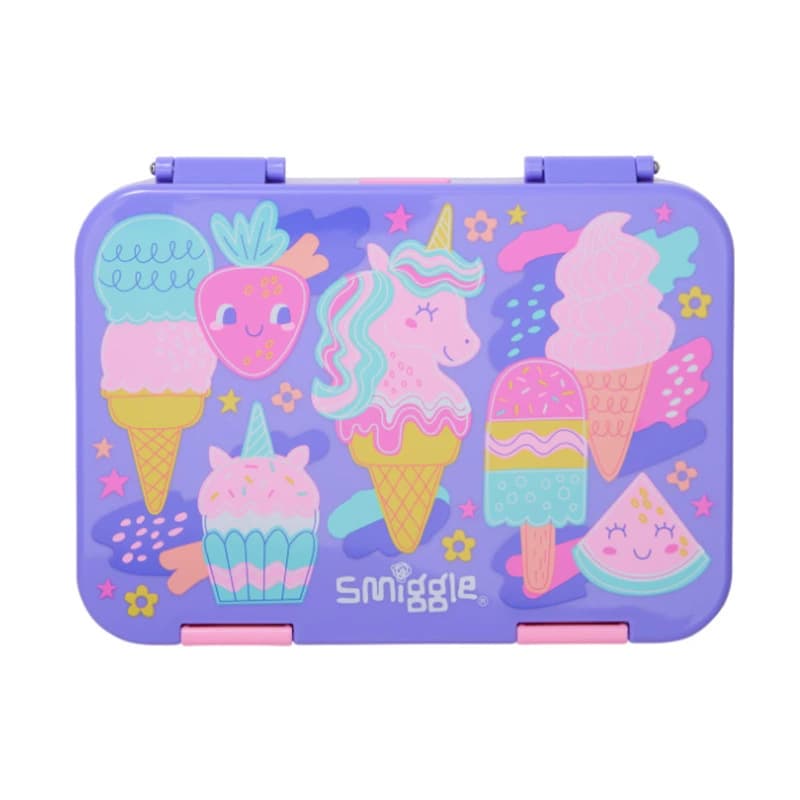Australian Smiggle Lunch Box for Students Kids Tritan Material Meal Container Outdoor Picnic Fruit Box