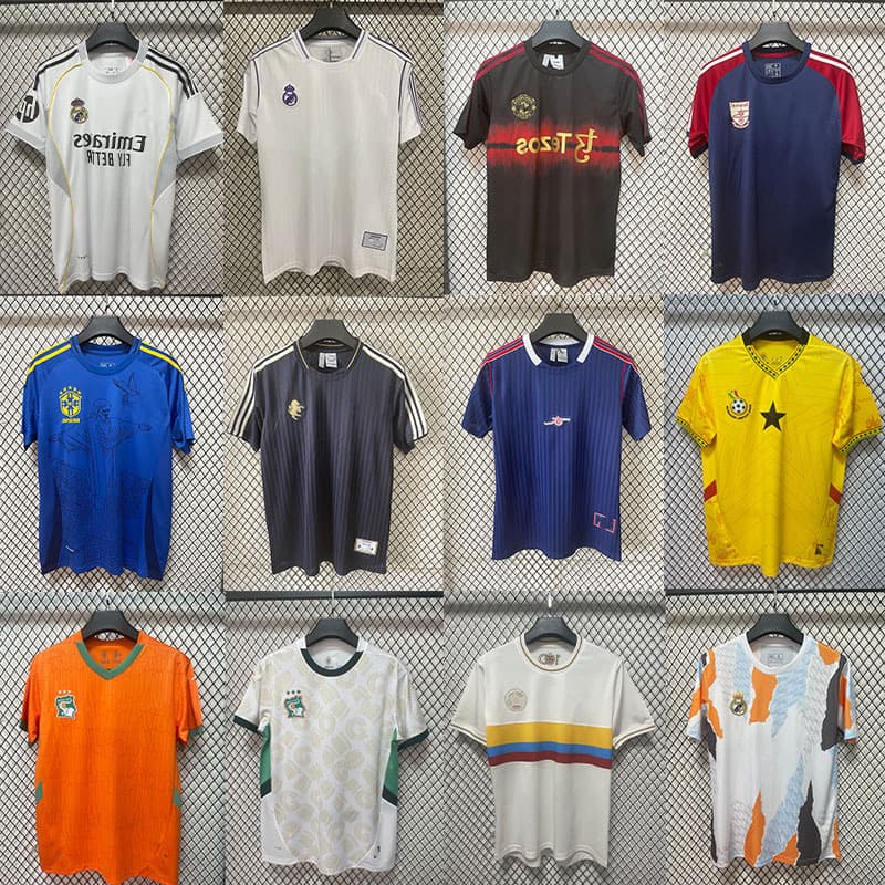 2526 new short-sleeved club Royal M Balisbon national team Algeria Thai version football jersey T-shirt