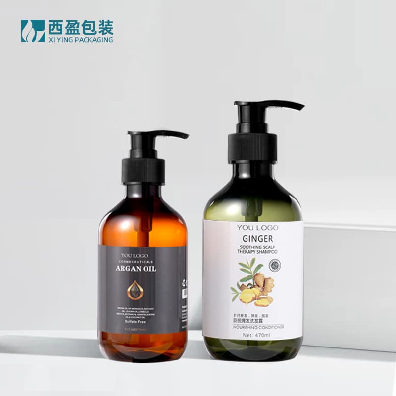 500ml Plastic PET Hand Soap Dispenser Bottle Shower Gel Shampoo Bottle Press Pump Duckbill Bottle Lotion Bottle Travel Bottle