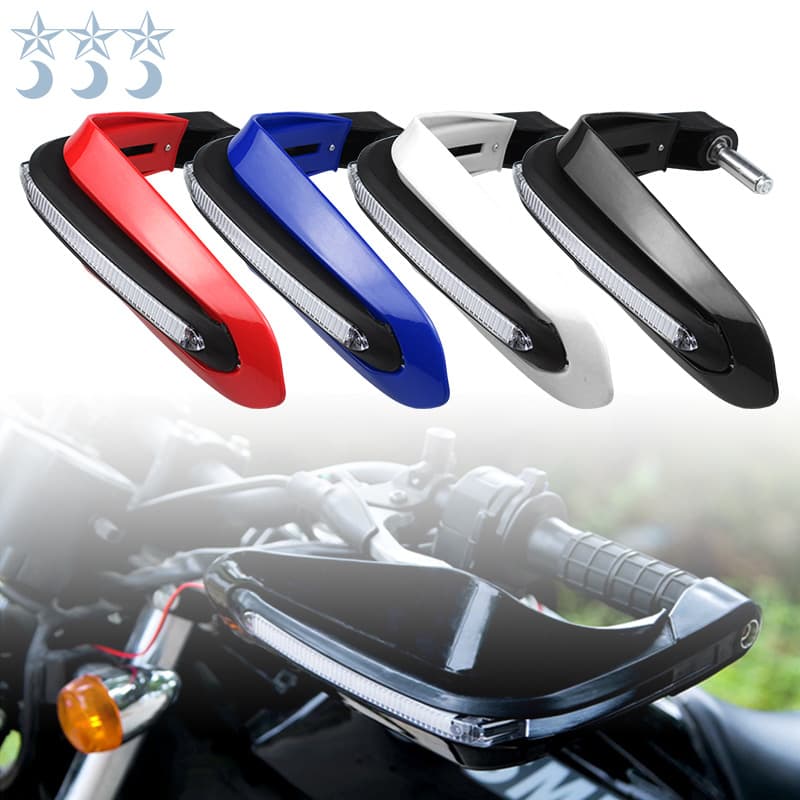 Hot Selling Motorcycle Off-Road Modified Accessories LED Light Handguard Anti-Fall Handguard Bow Brake Protection Front Windshield