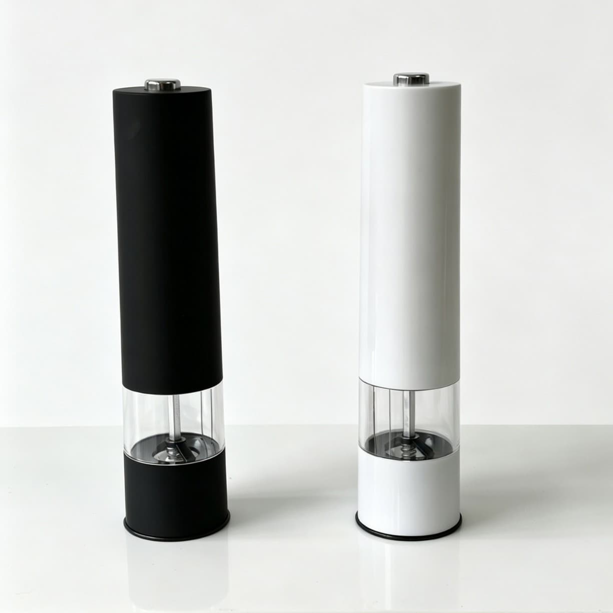 Pepper Grinder Pepper Mill BBQ Essential ABS Stainless Steel Grinder for Peppercorns